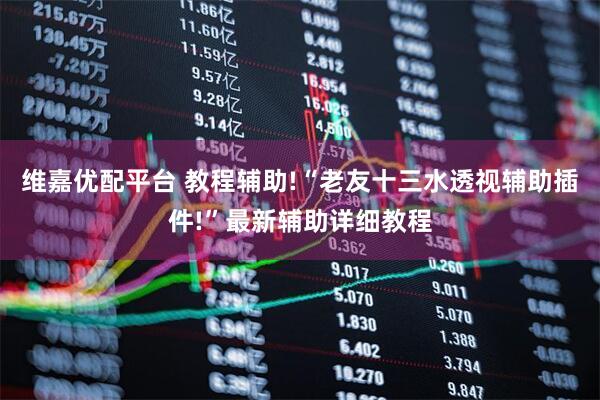 维嘉优配平台 教程辅助!“老友十三水透视辅助插件!”最新辅助详细教程