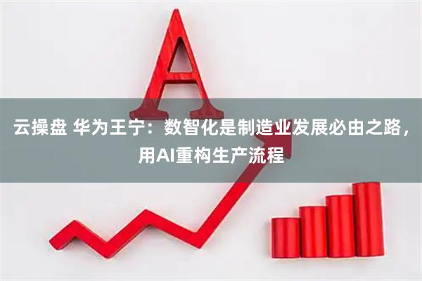 云操盘 华为王宁：数智化是制造业发展必由之路，用AI重构生产流程