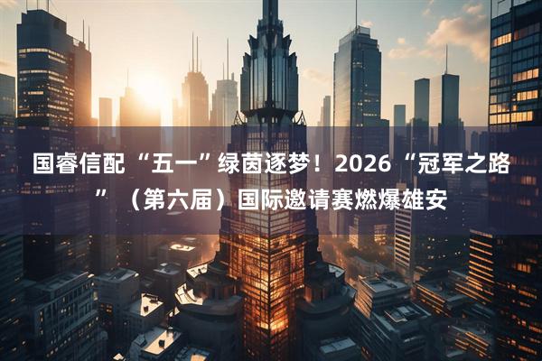 国睿信配 “五一”绿茵逐梦！2026 “冠军之路” （第六届）国际邀请赛燃爆雄安